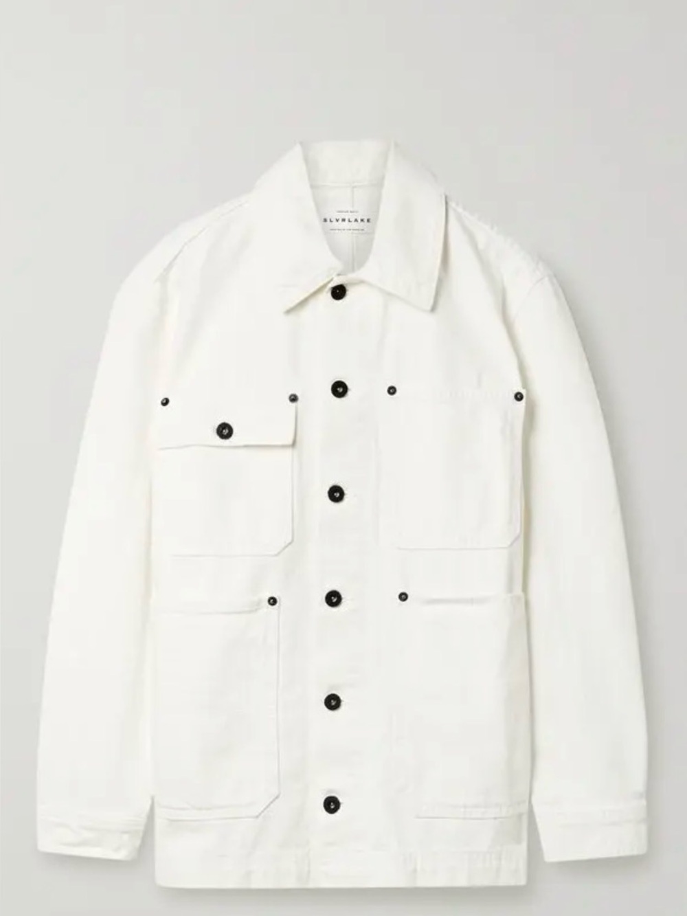 SLVRLAKE Cream Workwear Jacket - L Large